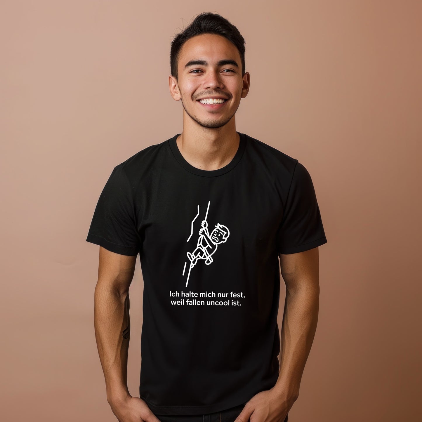 Ich halte mich nur fest weil fallen uncool ist.