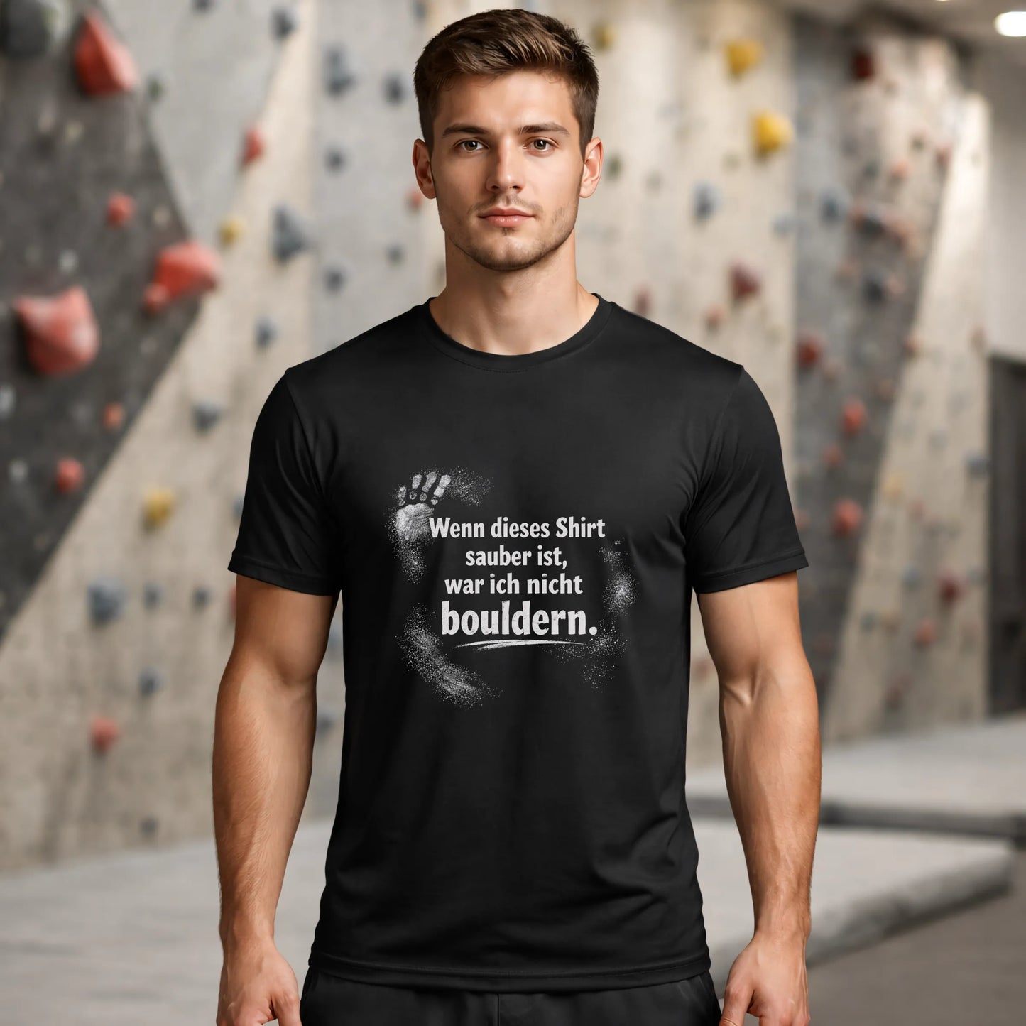 Wenn dieses Shirt sauber ist war ich nicht bouldern
