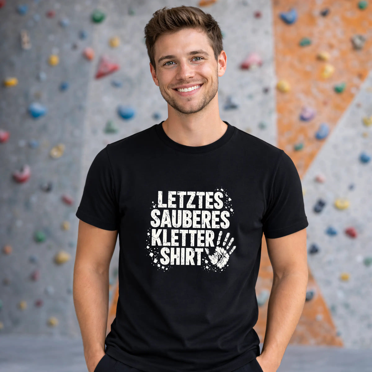 Letztes sauberes Kletter-Shirt