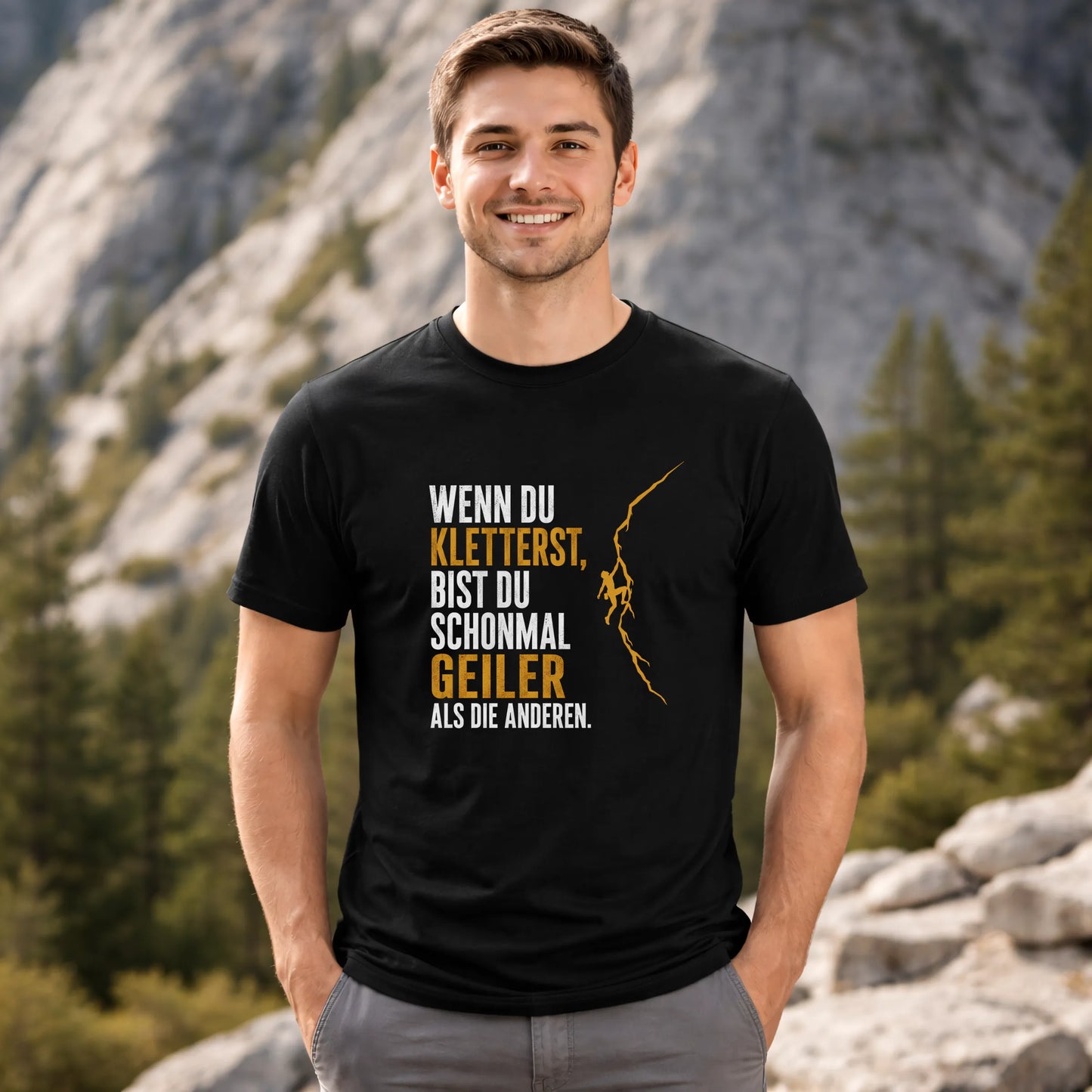 Wenn du kletterst bist du schonmal geiler als die anderen