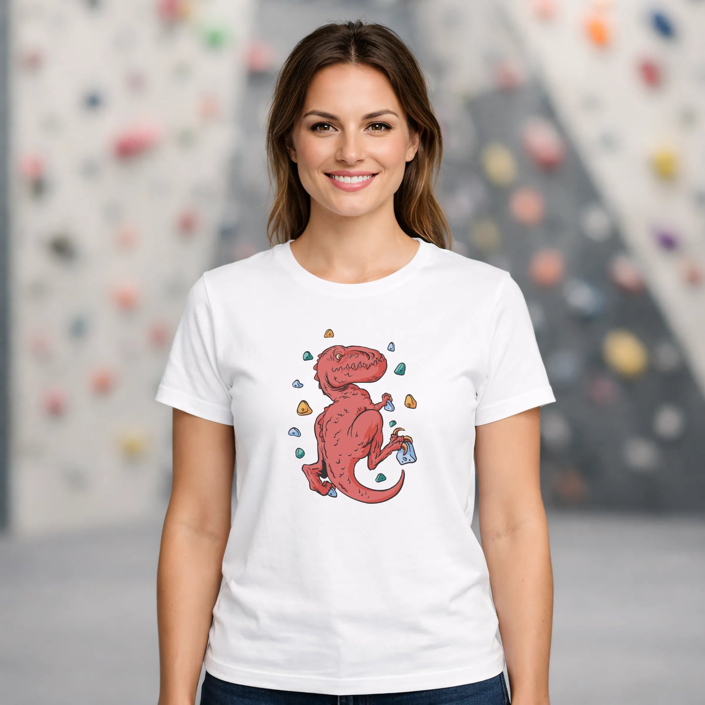 Dinosaurier beim Bouldern
