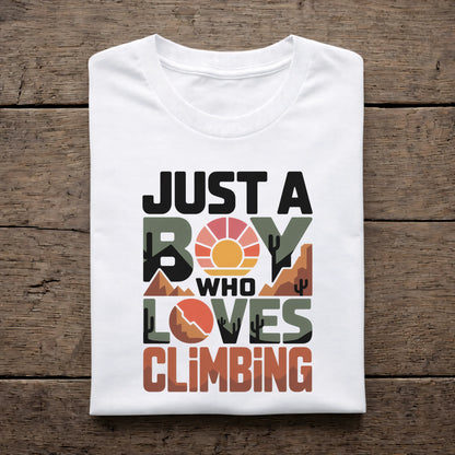 Just A Boy Who Loves Climbing