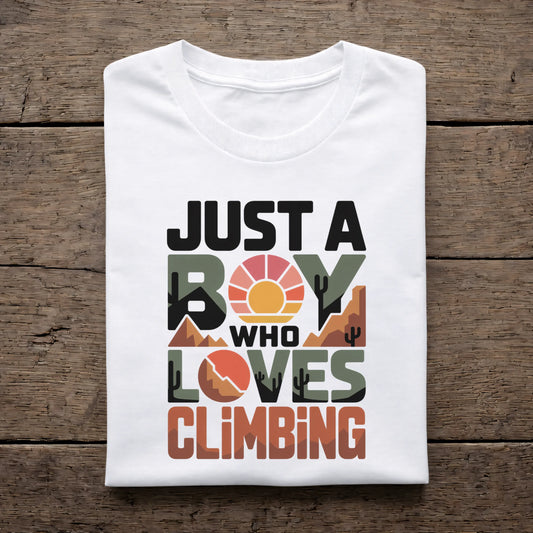 Just A Boy Who Loves Climbing