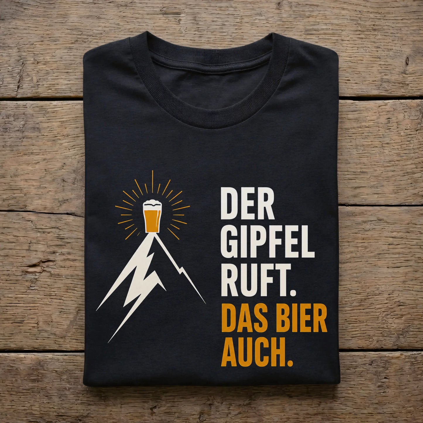 Der Gipfel ruft. Das Bier auch.
