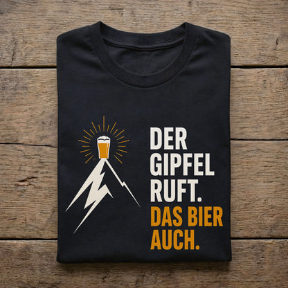 Der Gipfel ruft. Das Bier auch.