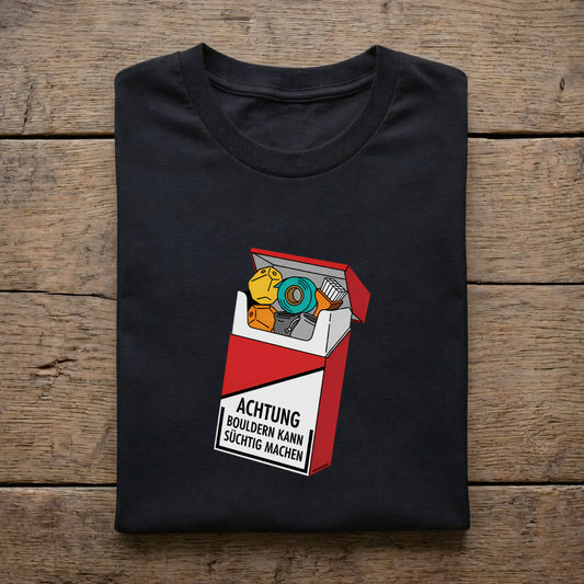 Achtung. Bouldern kann süchtig machen.