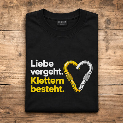 Liebe vergeht. Klettern besteht.