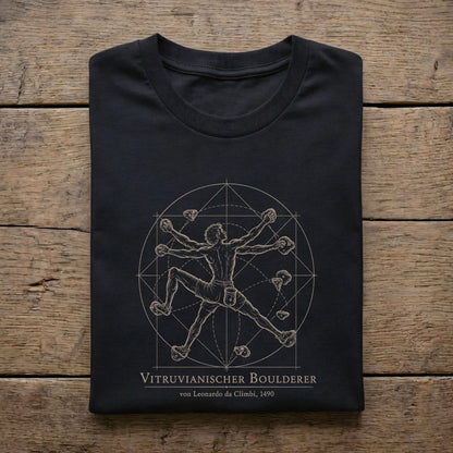 Vitruvianischer Boulderer