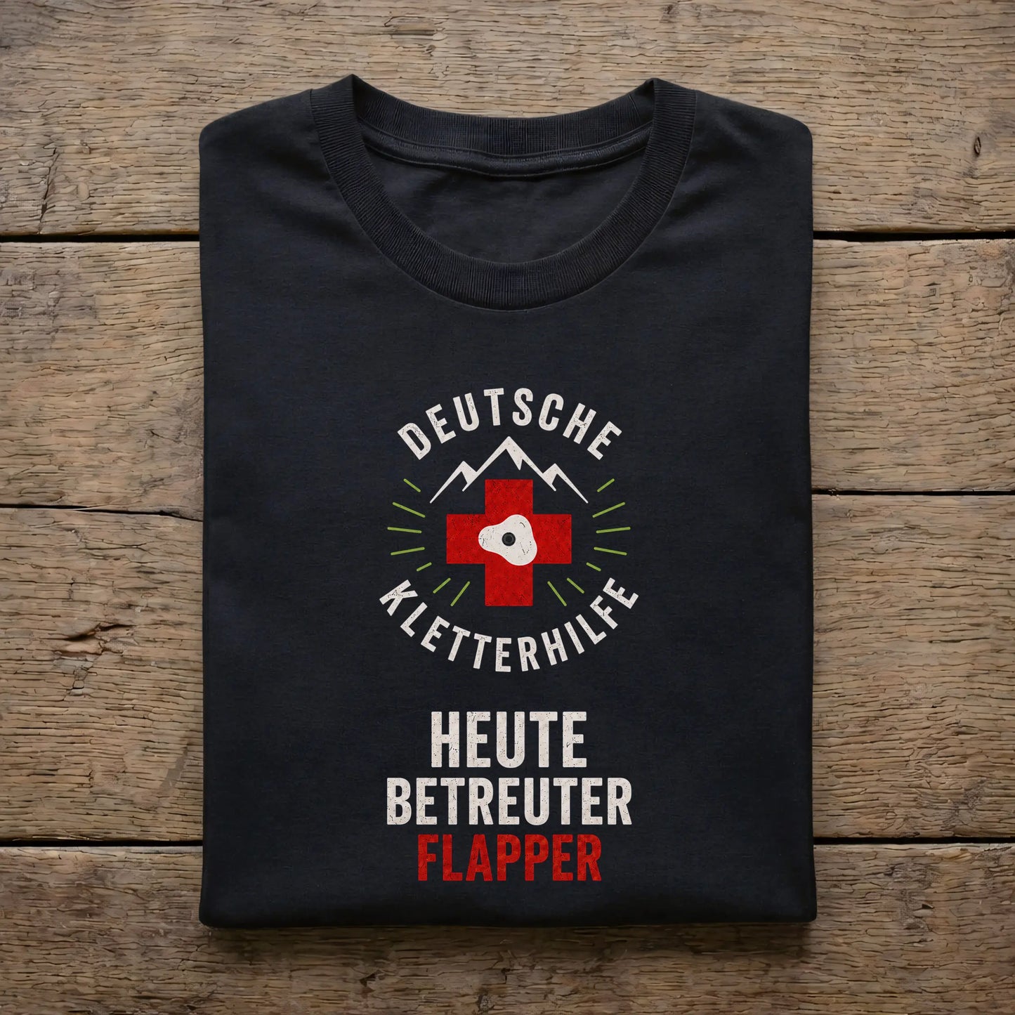Deutsche Kletterhilfe - Heute betreuter Flapper