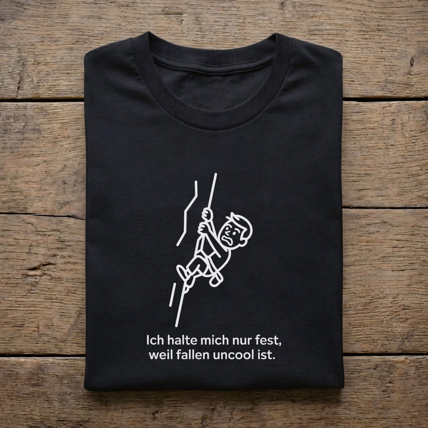 Ich halte mich nur fest weil fallen uncool ist.