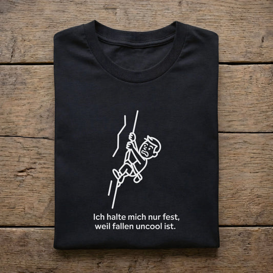 Ich halte mich nur fest weil fallen uncool ist.