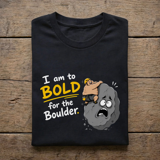I am to bold for the boulder