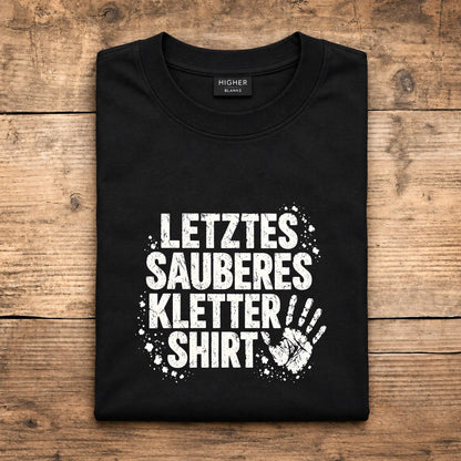 Letztes sauberes Kletter-Shirt