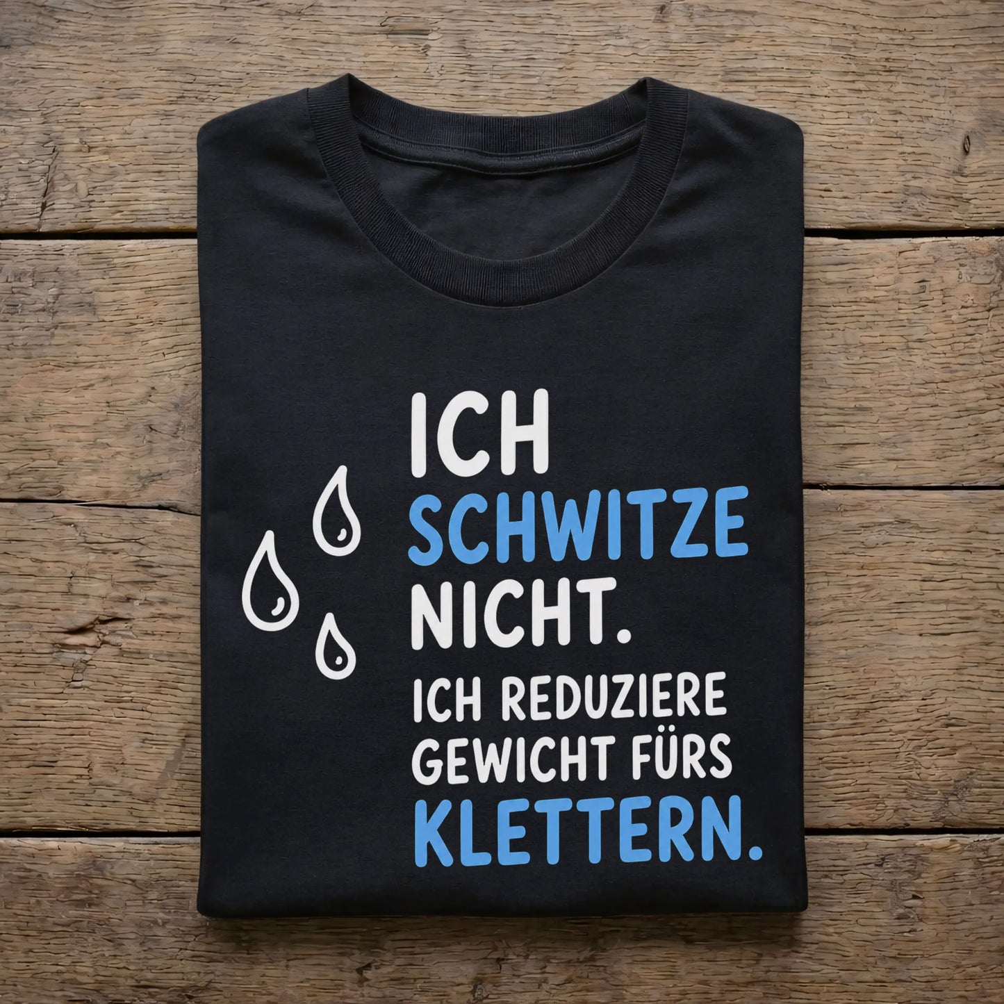 Ich schwitze nicht.