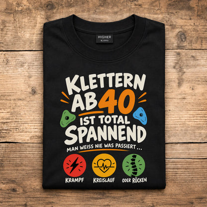 Klettern ab 40 ist total spannend