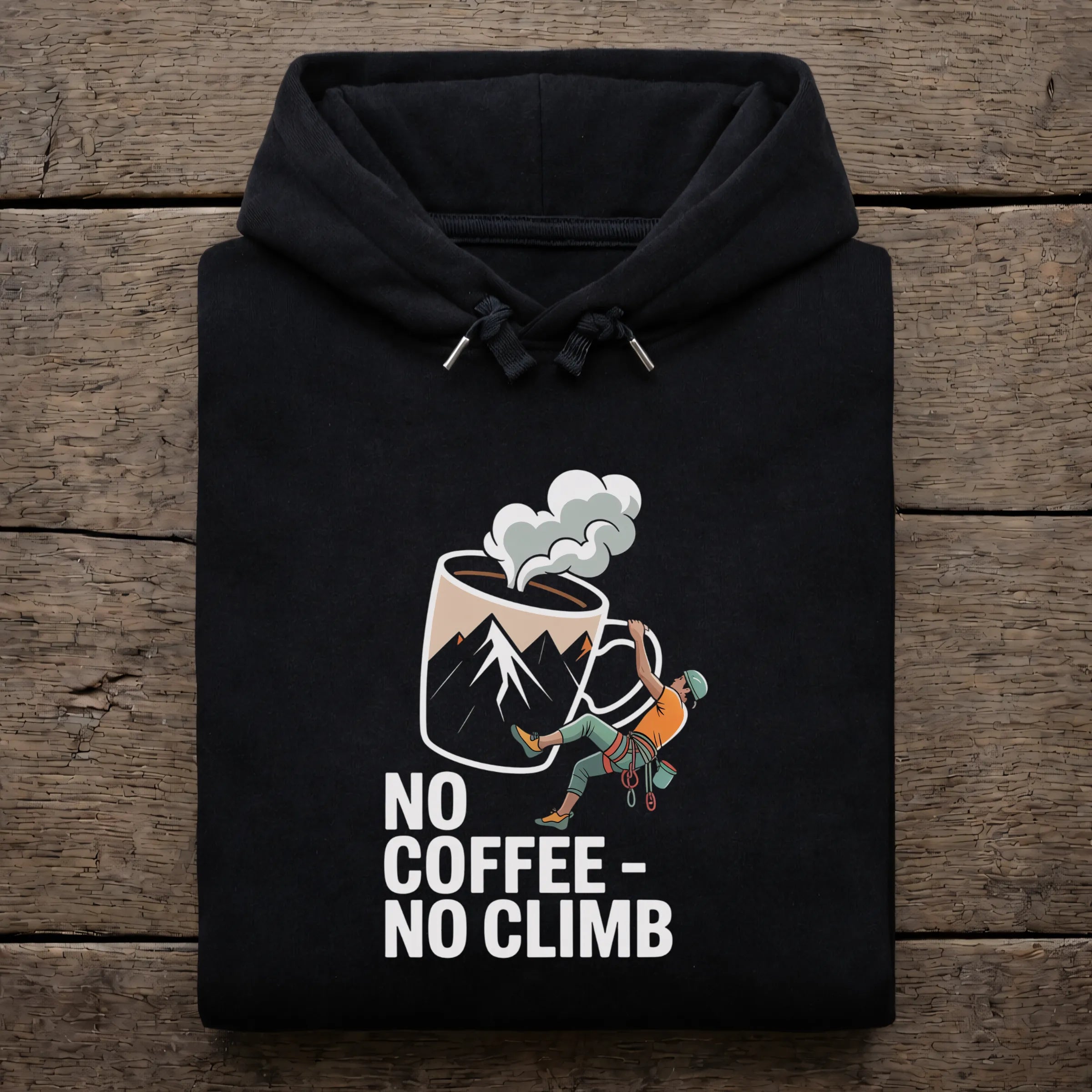 No Coffee - No Climb – ONINA Kletterbekleidung