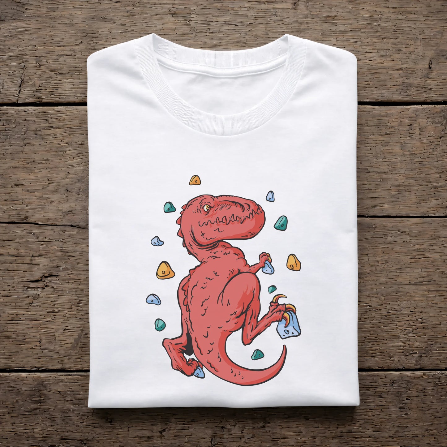 Dinosaurier beim Bouldern