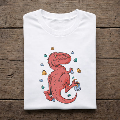 Dinosaurier beim Bouldern