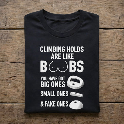 Climbing Holds Are Like Boobs