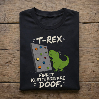 T-Rex findet Klettergriffe doof