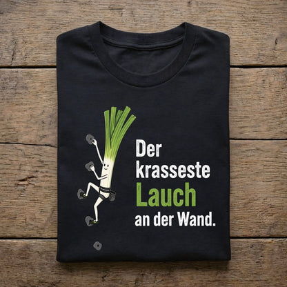 Der krasseste Lauch an der Wand