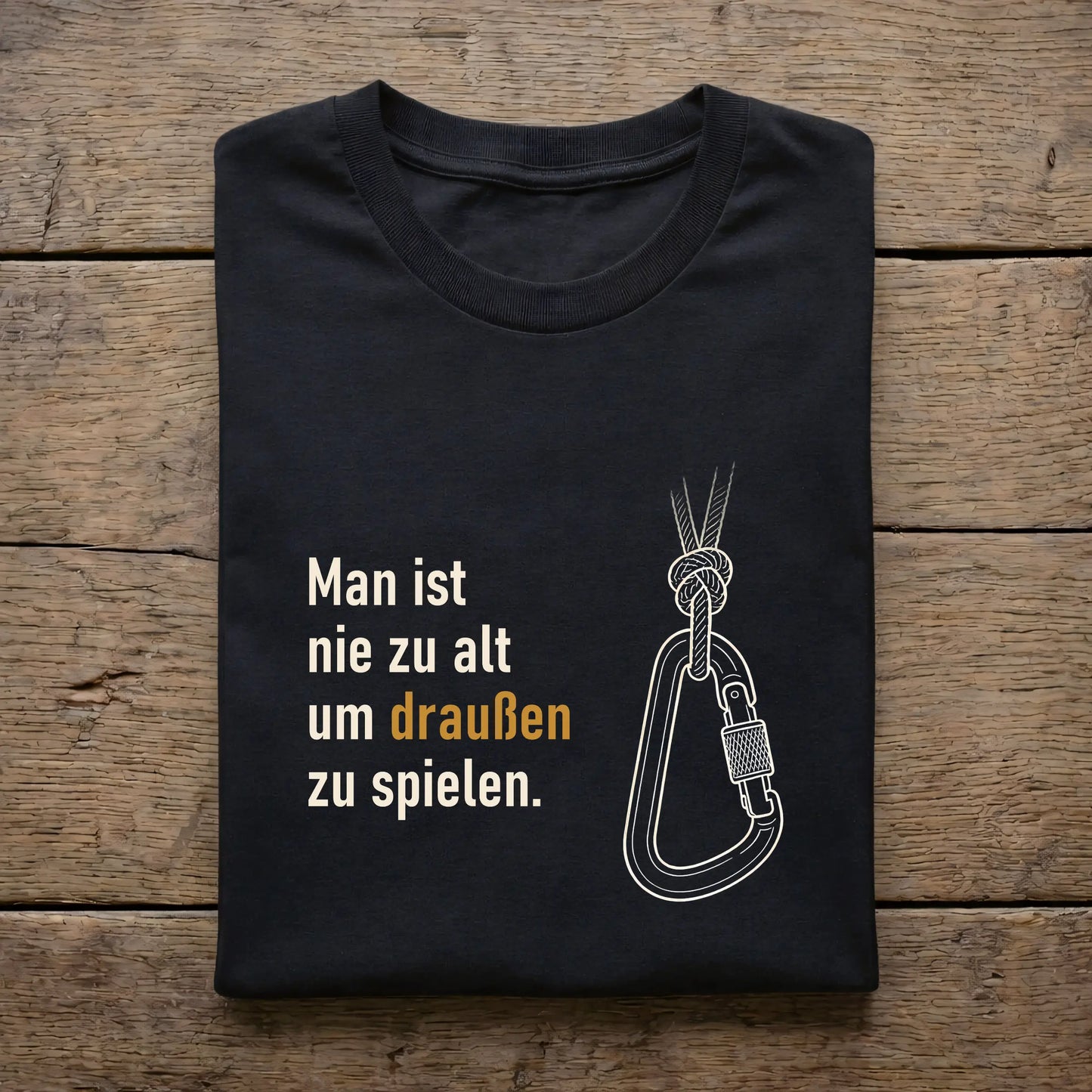 Man ist nie zu alt um draußen zu spielen