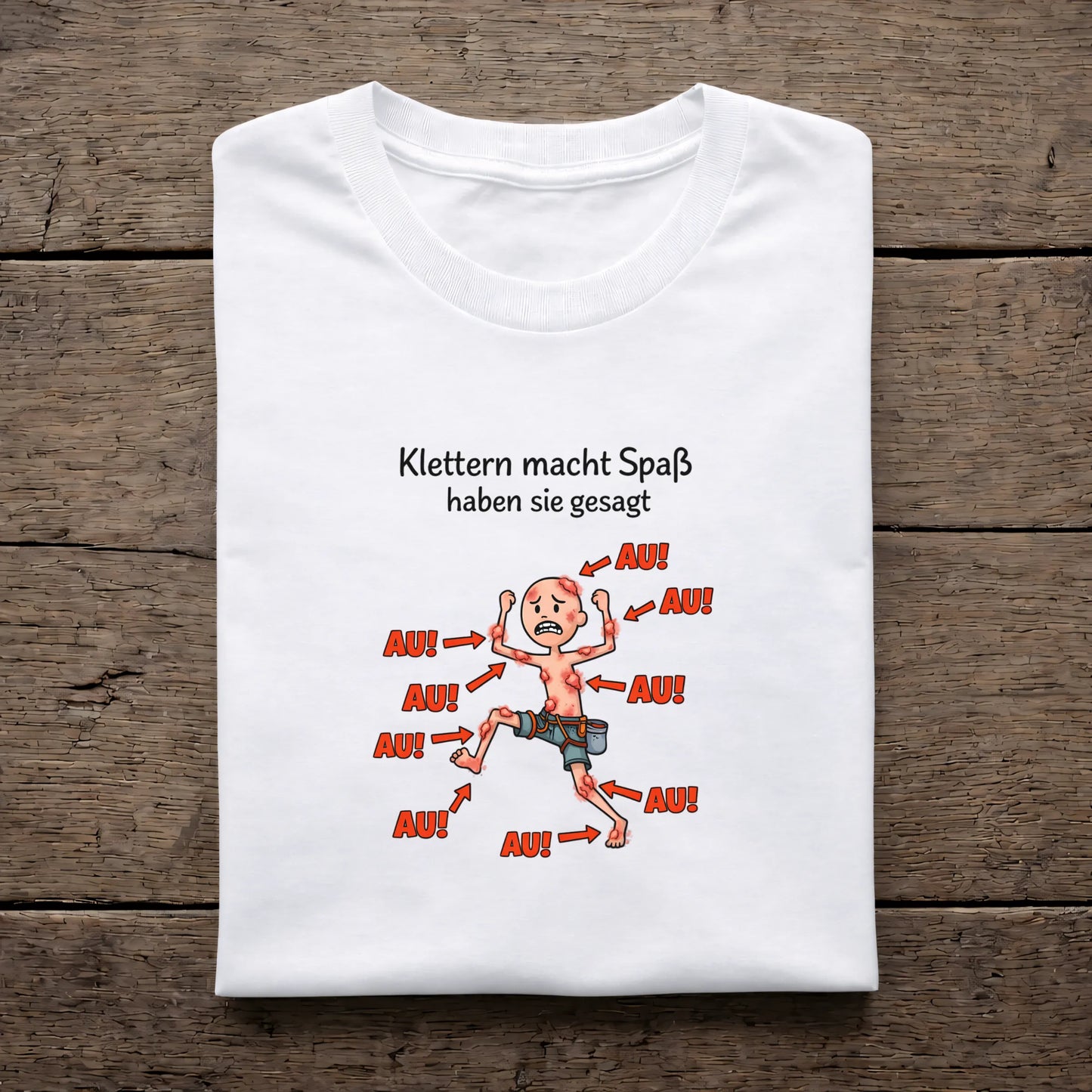 Klettern macht Spaß - haben sie gesagt