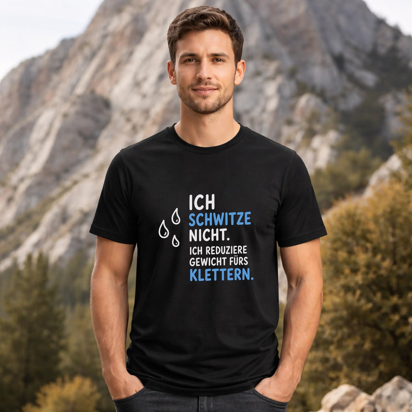 Ich schwitze nicht.
