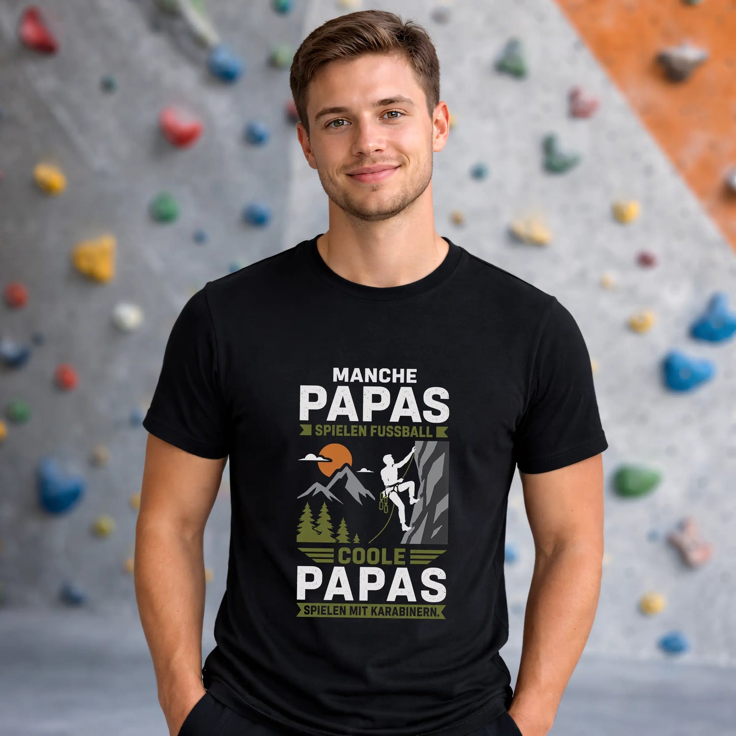 Manche Papas spielen Fussball. Coole Papas spielen mit Karabinern.