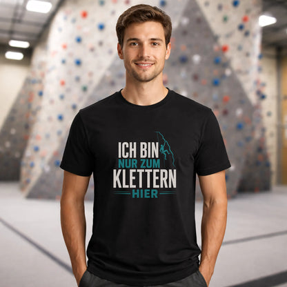 Ich bin nur zum Klettern hier