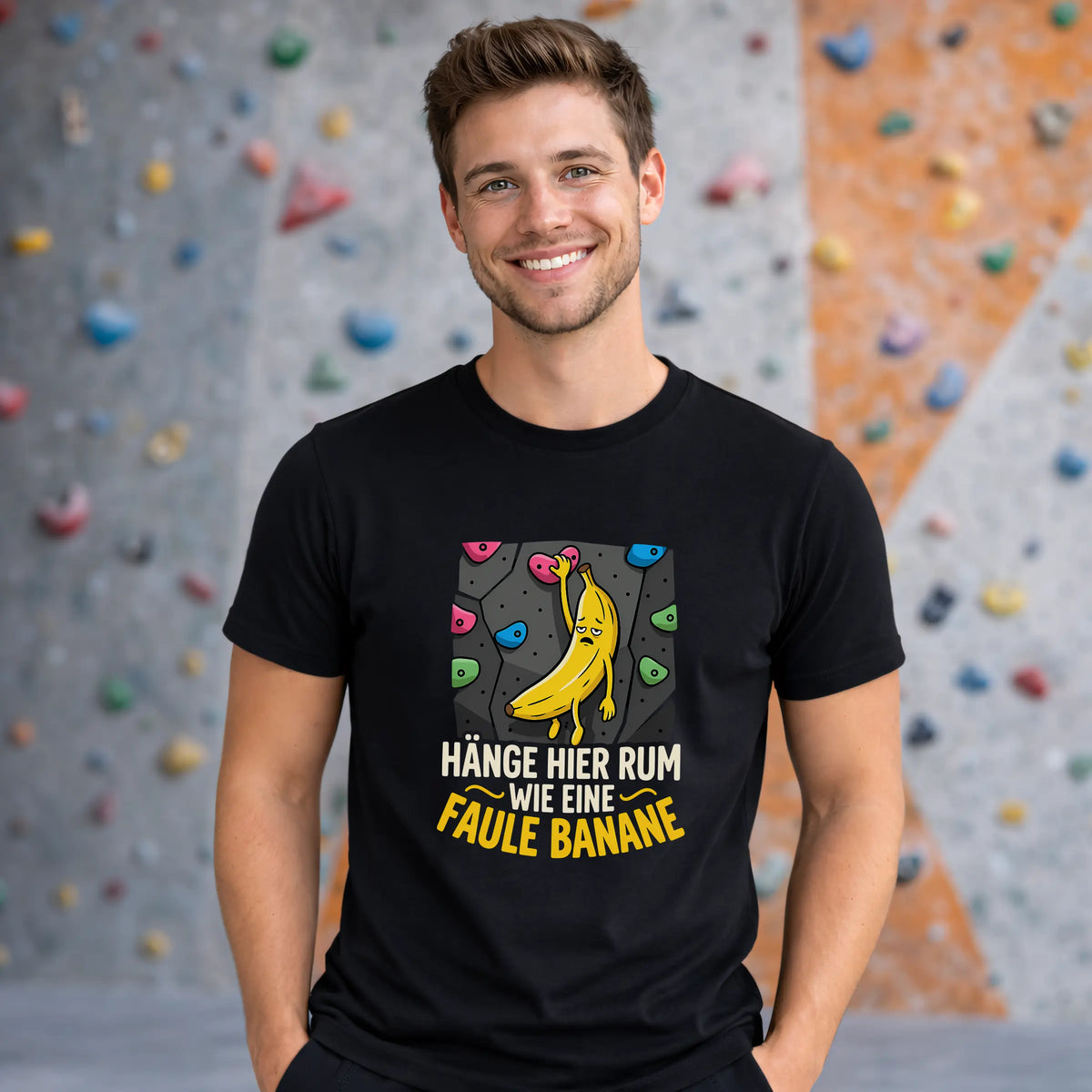 Hänge hier rum wie eine faule Banane