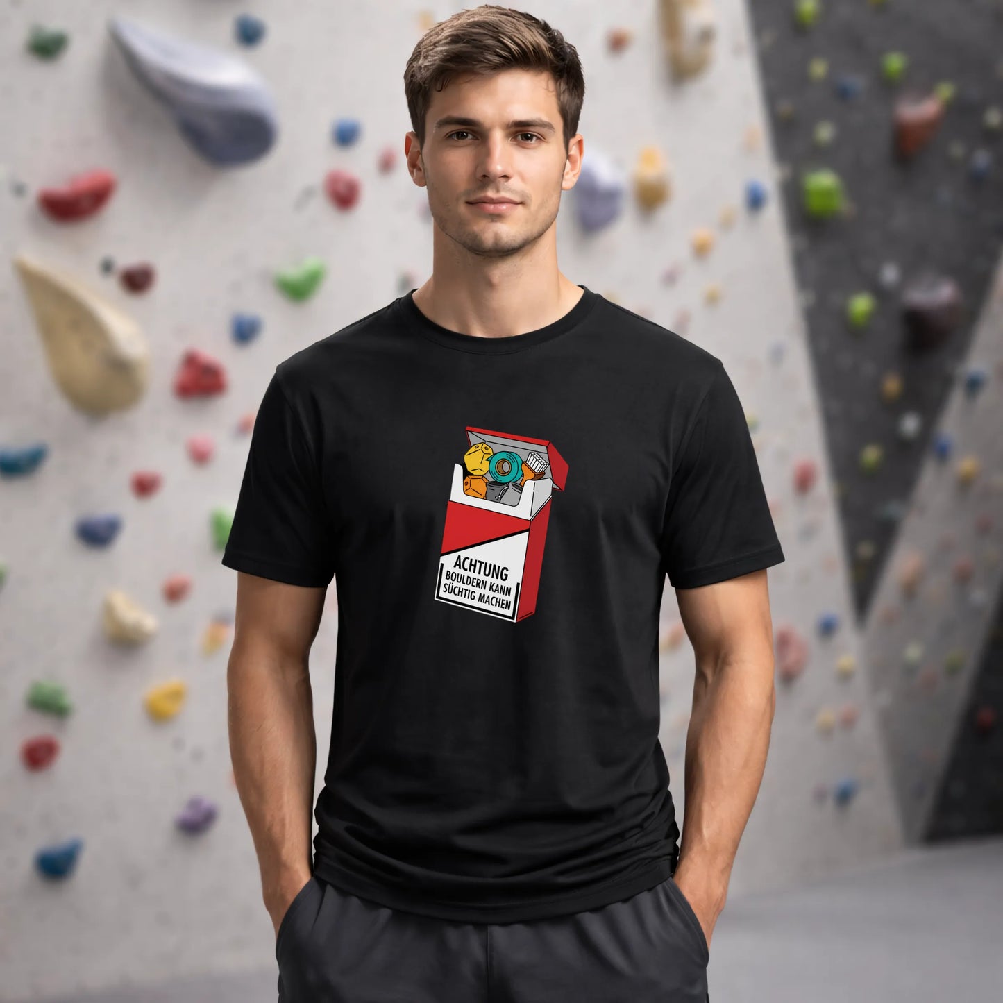 Achtung. Bouldern kann süchtig machen.