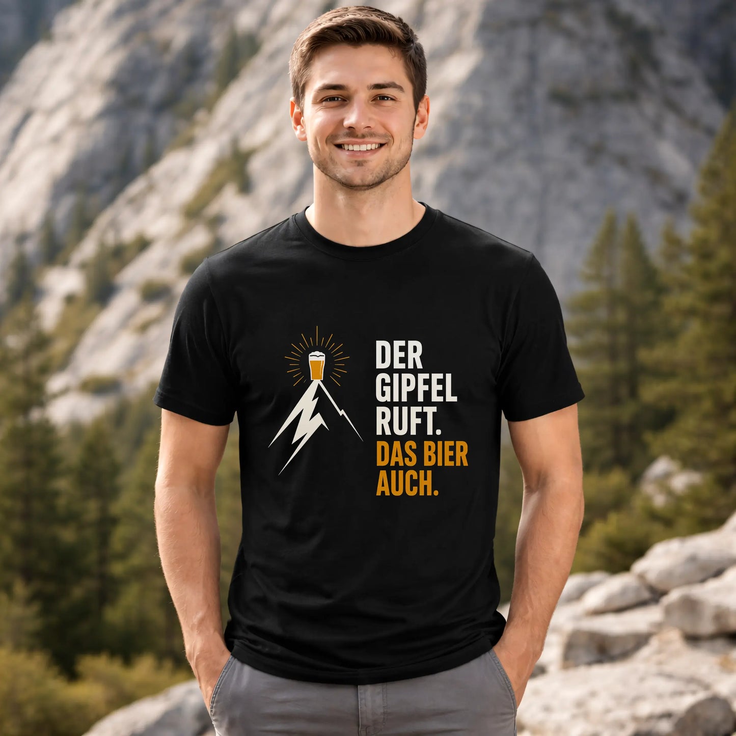 Der Gipfel ruft. Das Bier auch.