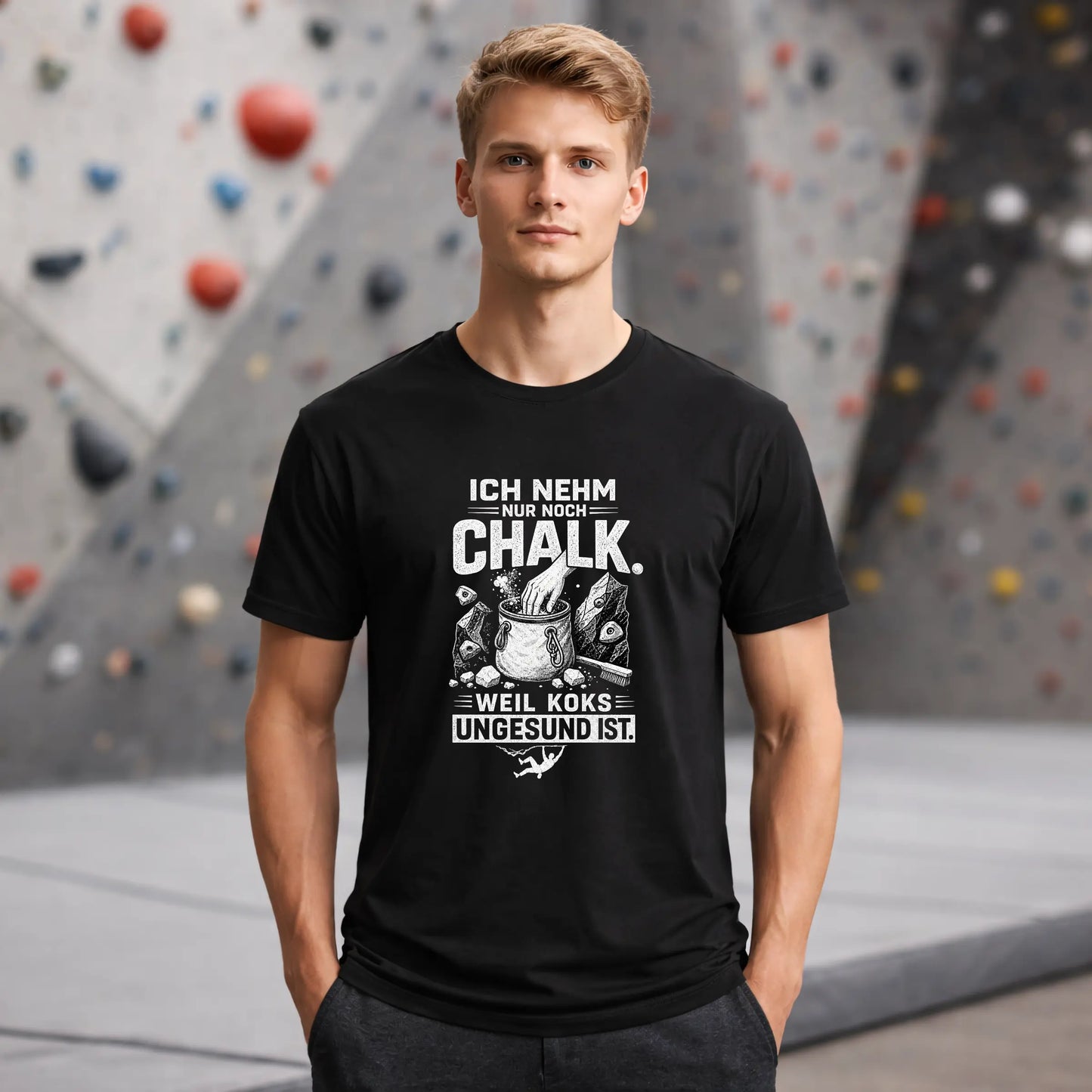 Ich nehm nur noch Chalk. Weil Koks ungesund ist.