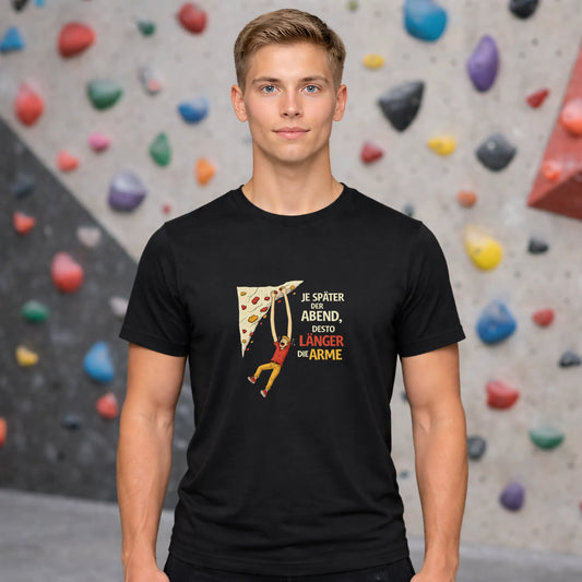 Je später der Abend, desto länger die Arme