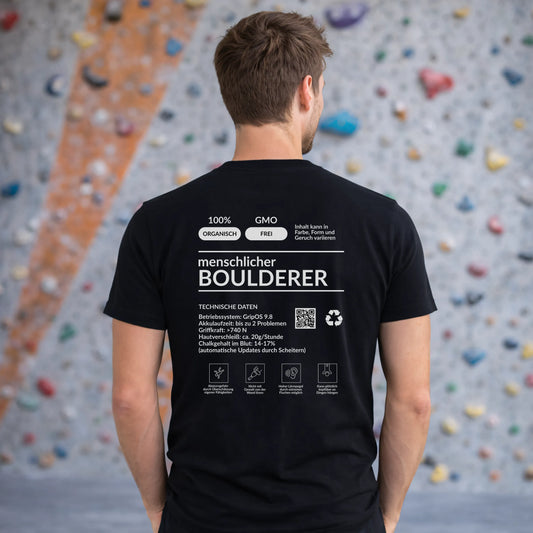 Menschlicher Boulderer