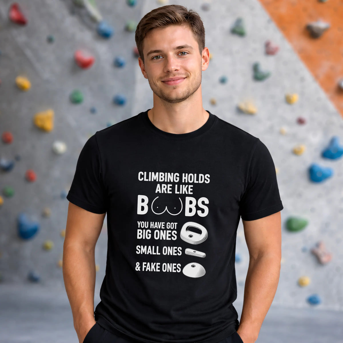 Climbing Holds Are Like Boobs