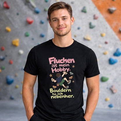 Fluchen ist mein Hobby. Bouldern tu ich nebenher.